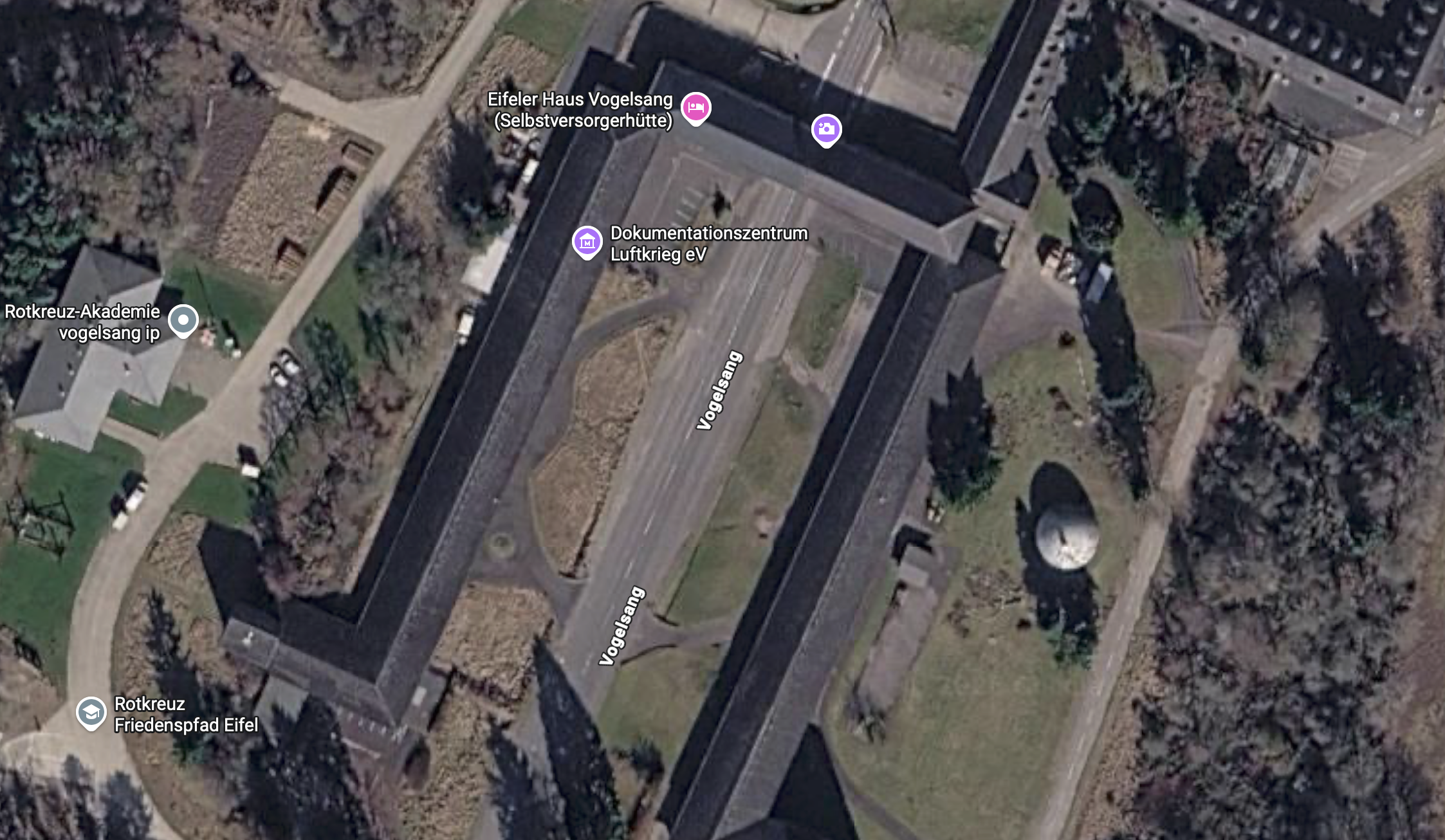 Lageplan Dokumentationszentrum Luftkrieg e.V.